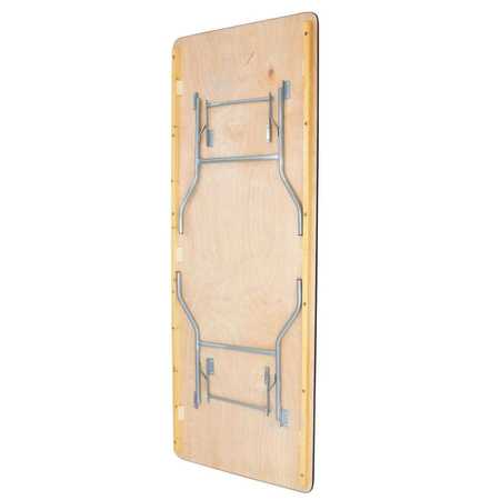 ATLAS COMMERCIAL PRODUCTS Titan Series™ Wood Folding Table, 8 Ft. x 48" "King" Banquet, Vinyl Edge WFT5-4896